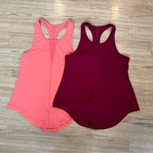 ZYIA Active Effortless Mesh Racerback Tanks Size M